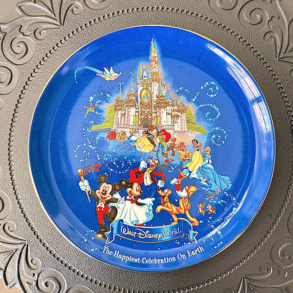 ✨ Walt Disney world display collection collectible plate 8” - Picture 6 of 6